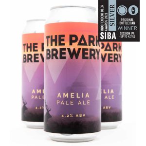 Cans of award winning amelia pale ale